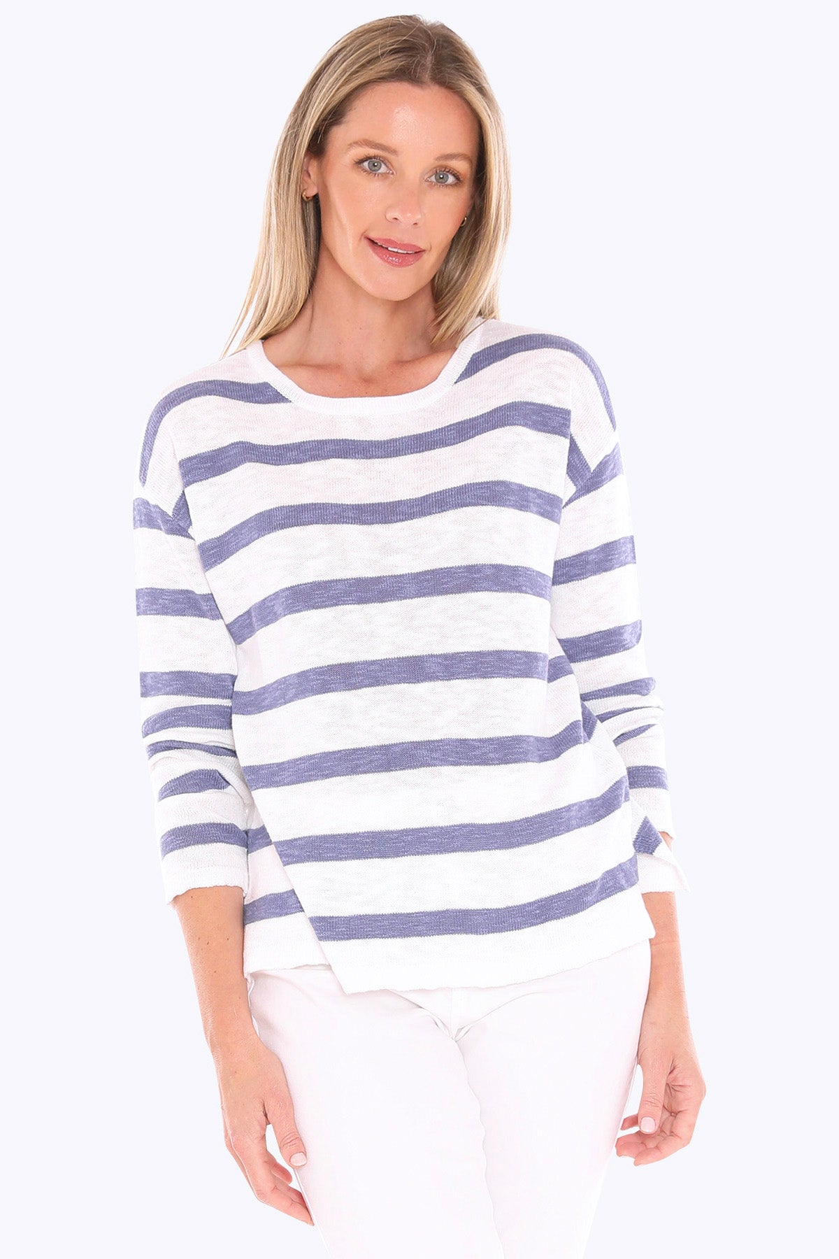 Stripe Slub Pullover