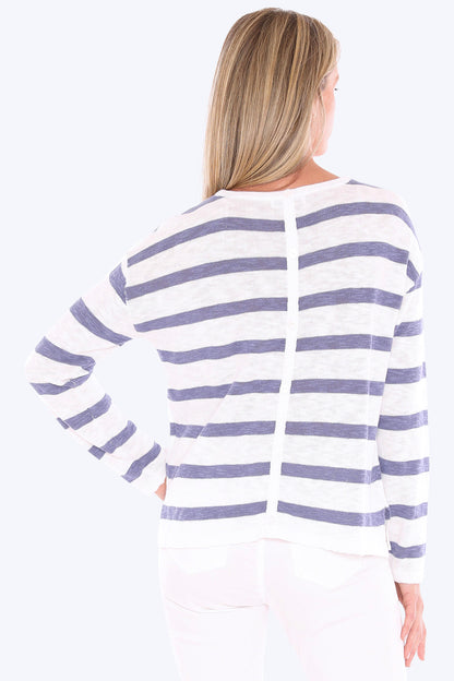Stripe Slub Pullover