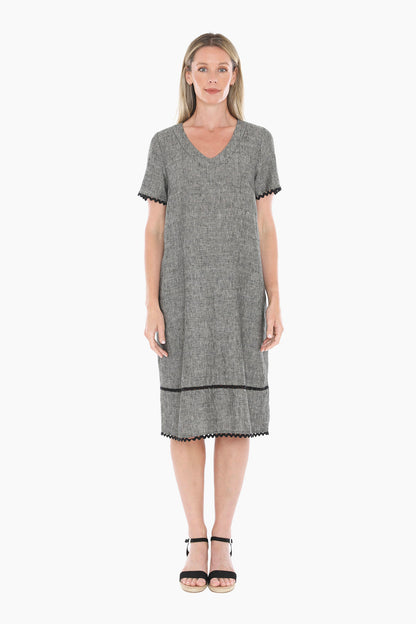 Ric Rac Short Slv Dress