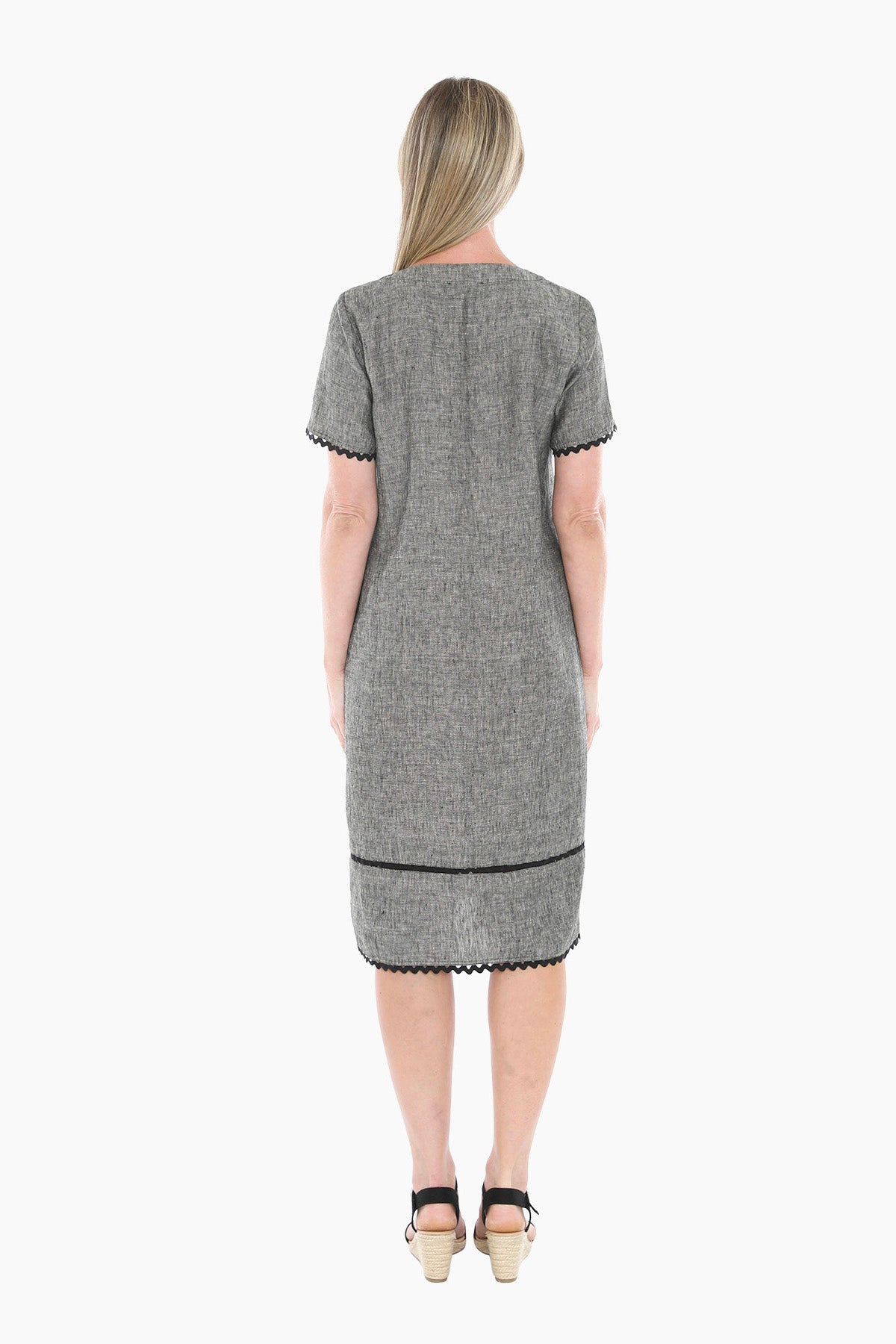 Ric Rac Short Slv Dress