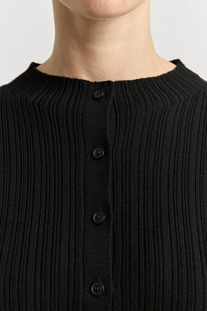 Variegated Rib Cardigan