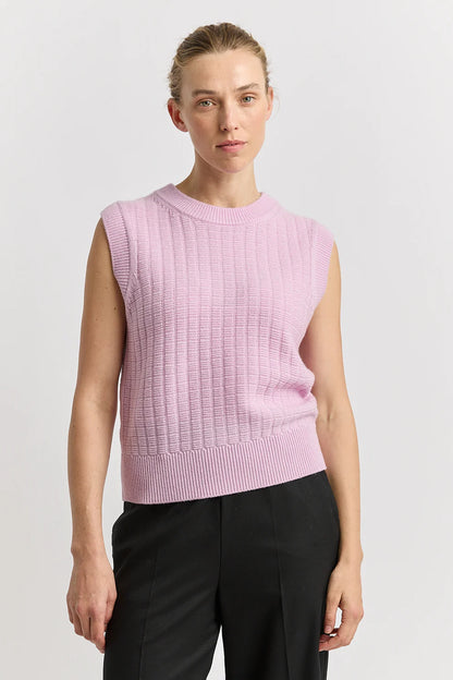 Grid Knit Vest
