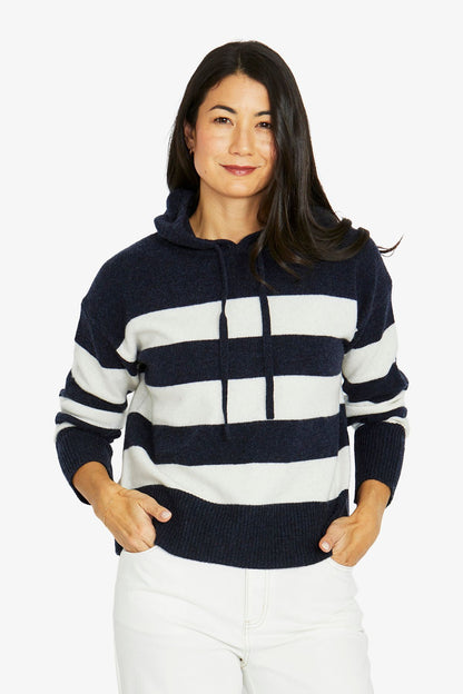 Stripe Hoodie Pullover