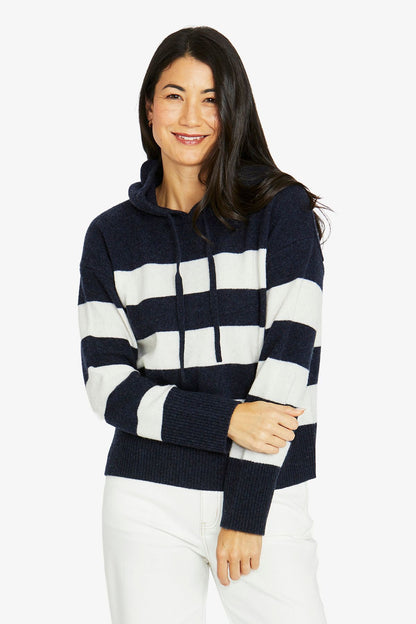 Stripe Hoodie Pullover