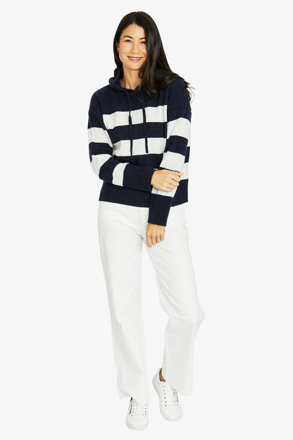 Stripe Hoodie Pullover