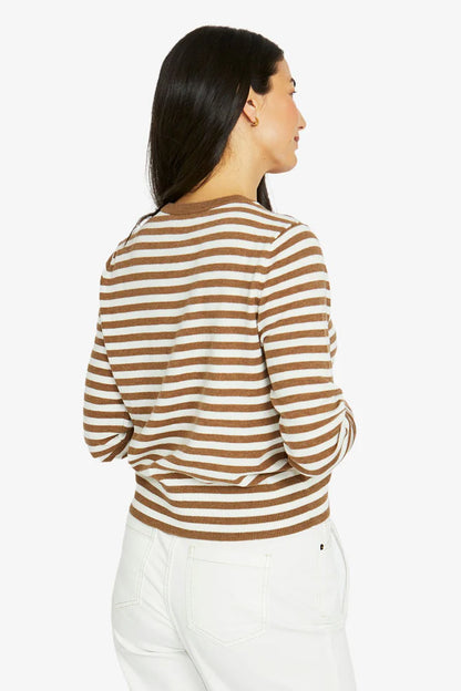 Mono Stripe Cardi