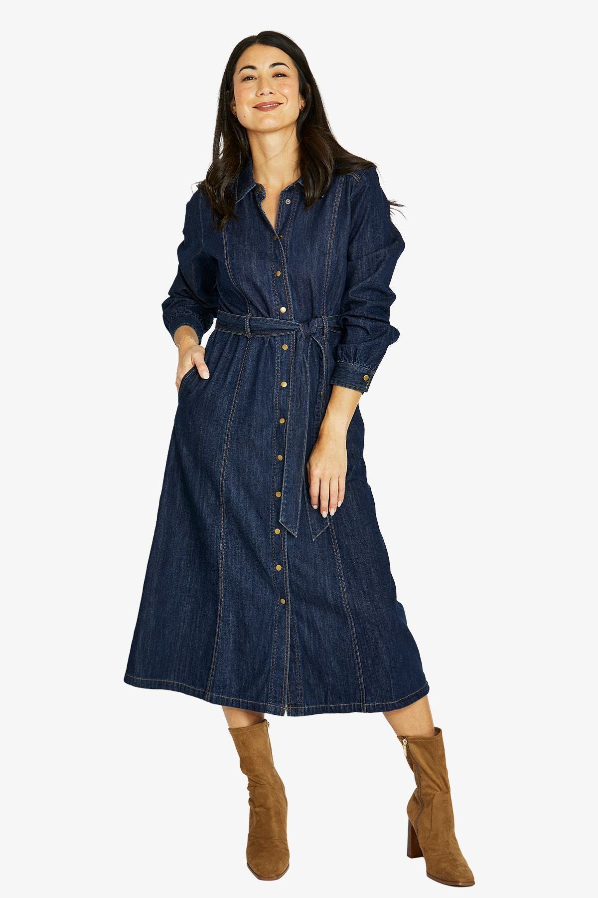 Dark Denim Dress