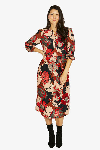 Parisian Floral Dress