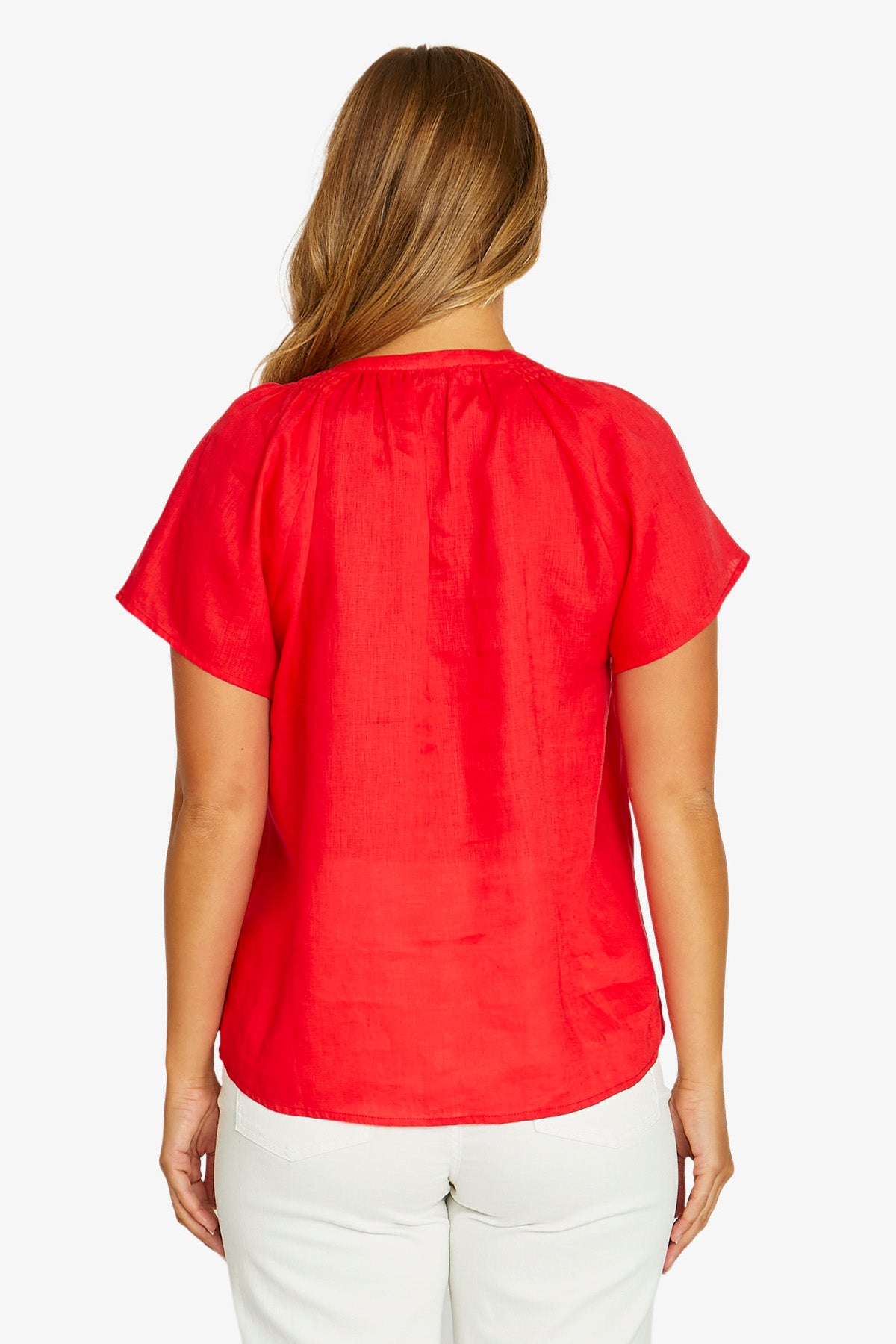 Shirred Neck Top