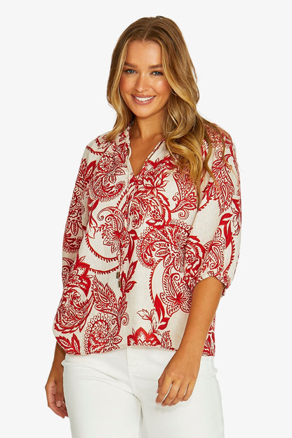Bohemia Ruffle Nk Top
