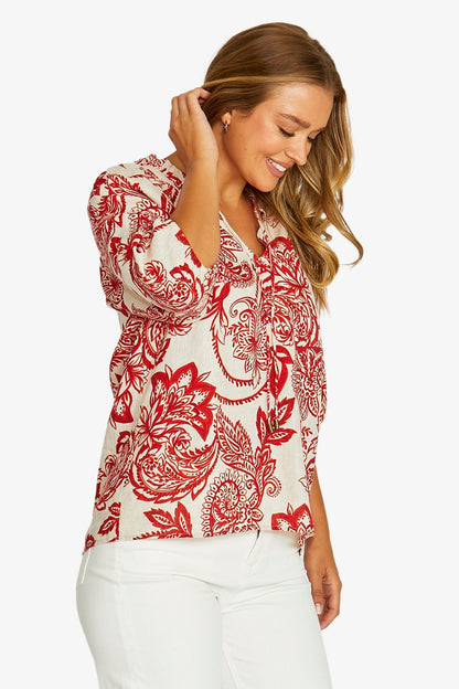 Bohemia Ruffle Nk Top