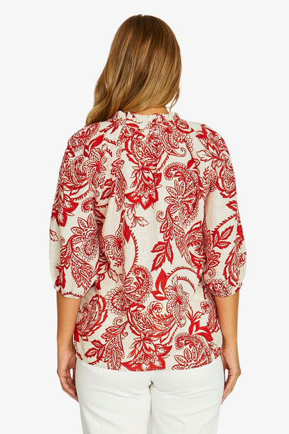 Bohemia Ruffle Nk Top