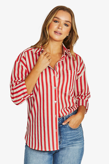Ribbon Stripe Shirt