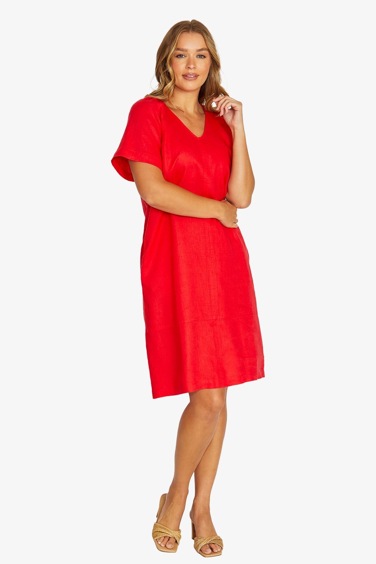 Flutter Sleeve Dress