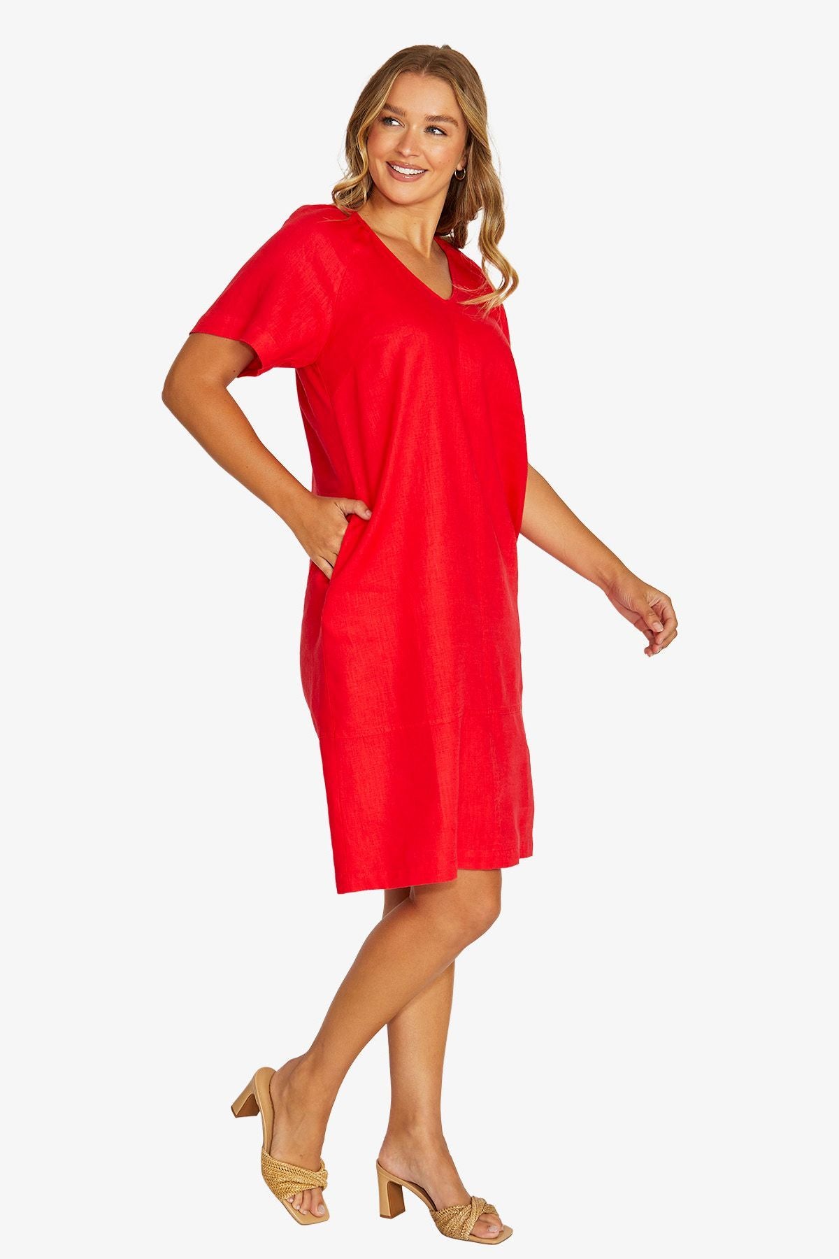 Flutter Sleeve Dress