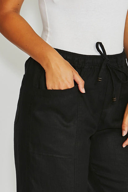Relaxed drawstring pant