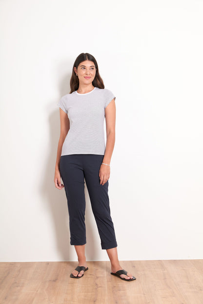 Your Turn Trapeze Cuff Pocket Pant