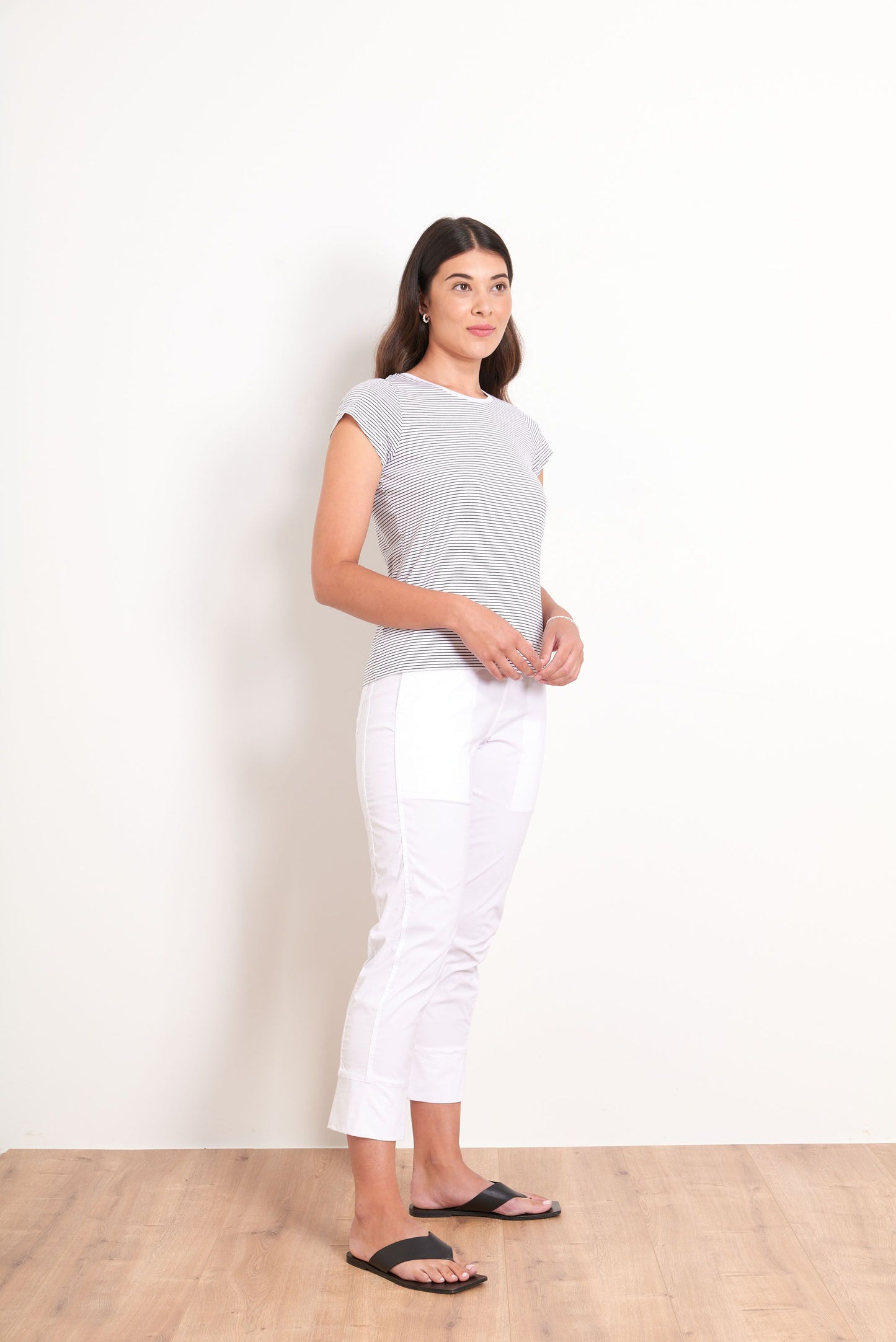 Your Turn Trapeze Cuff Pocket Pant