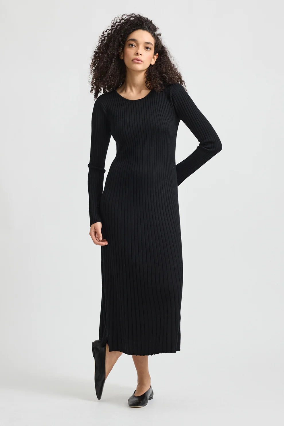 Fine Rib Dress