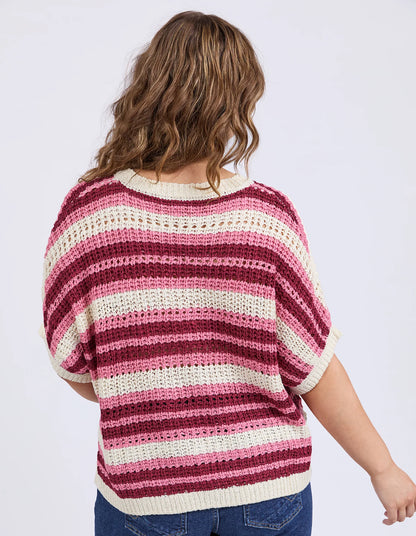 Striped Knit Top