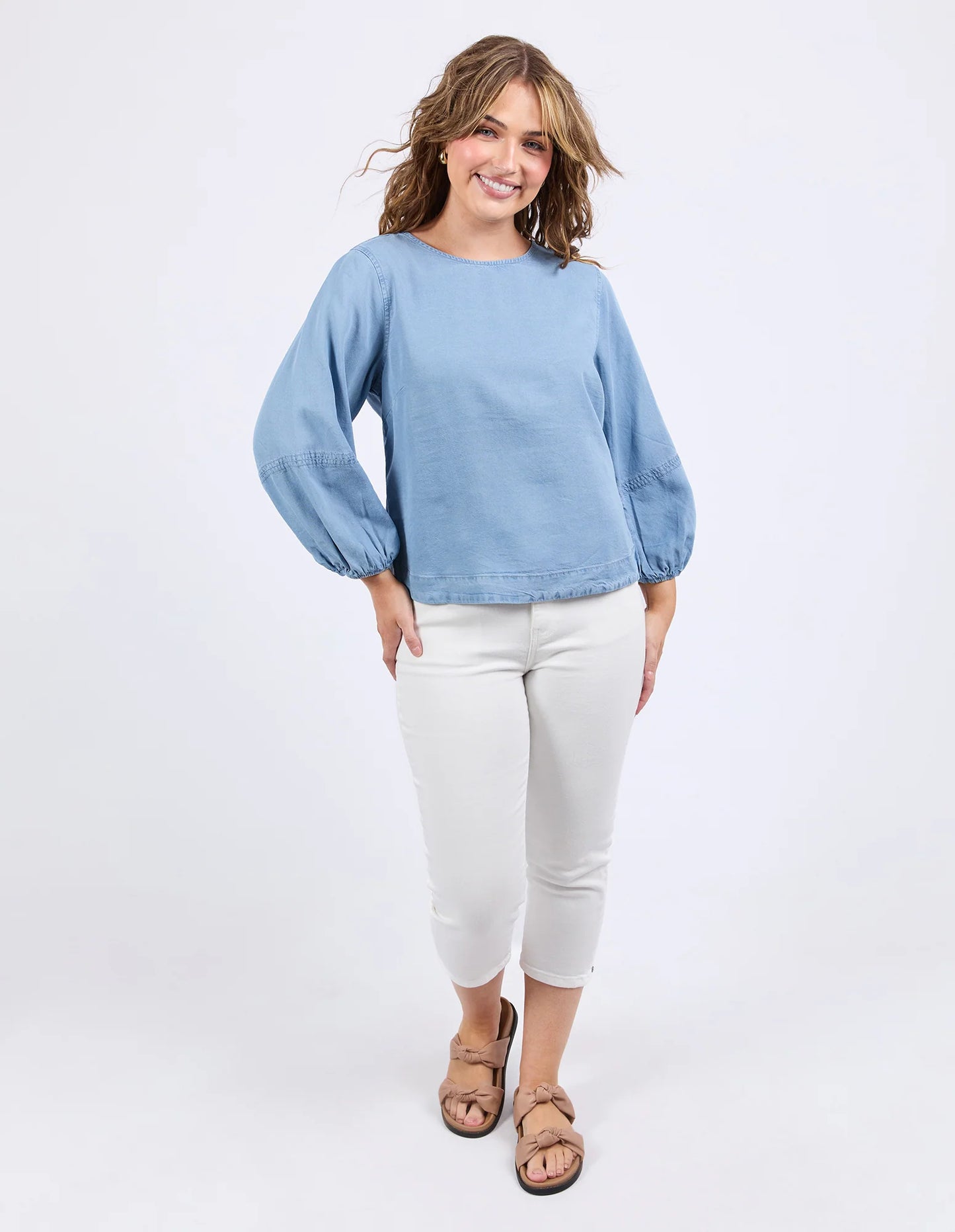 Della Chambray Top