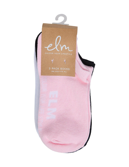 No Show Socks - 3 Pack