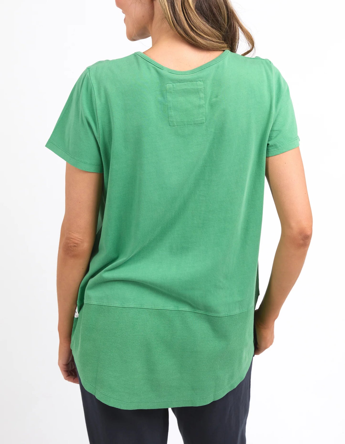 Rib Short Sleeve Tee