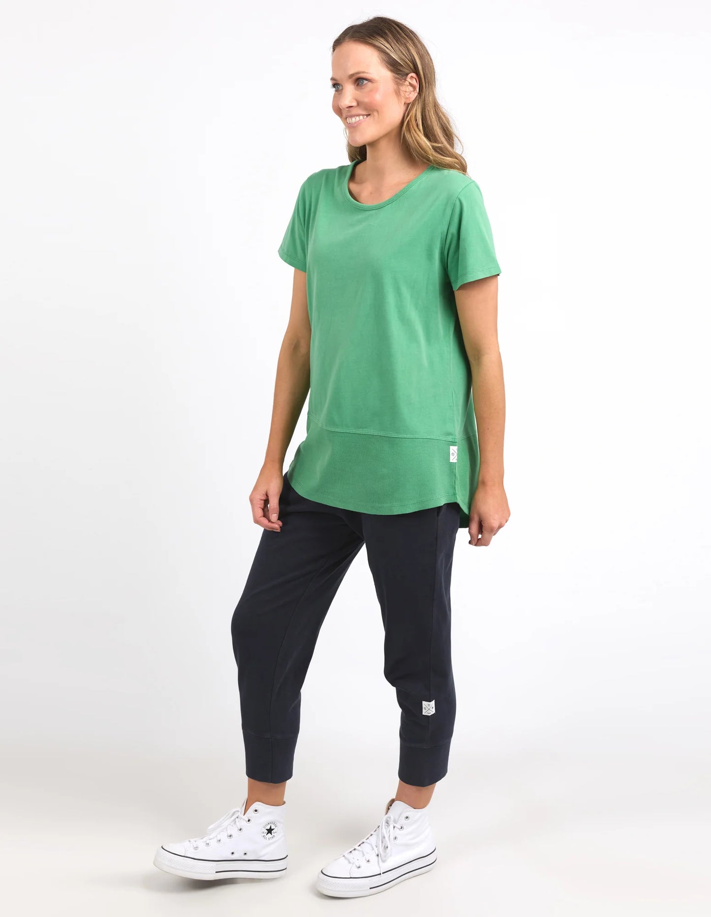 Rib Short Sleeve Tee