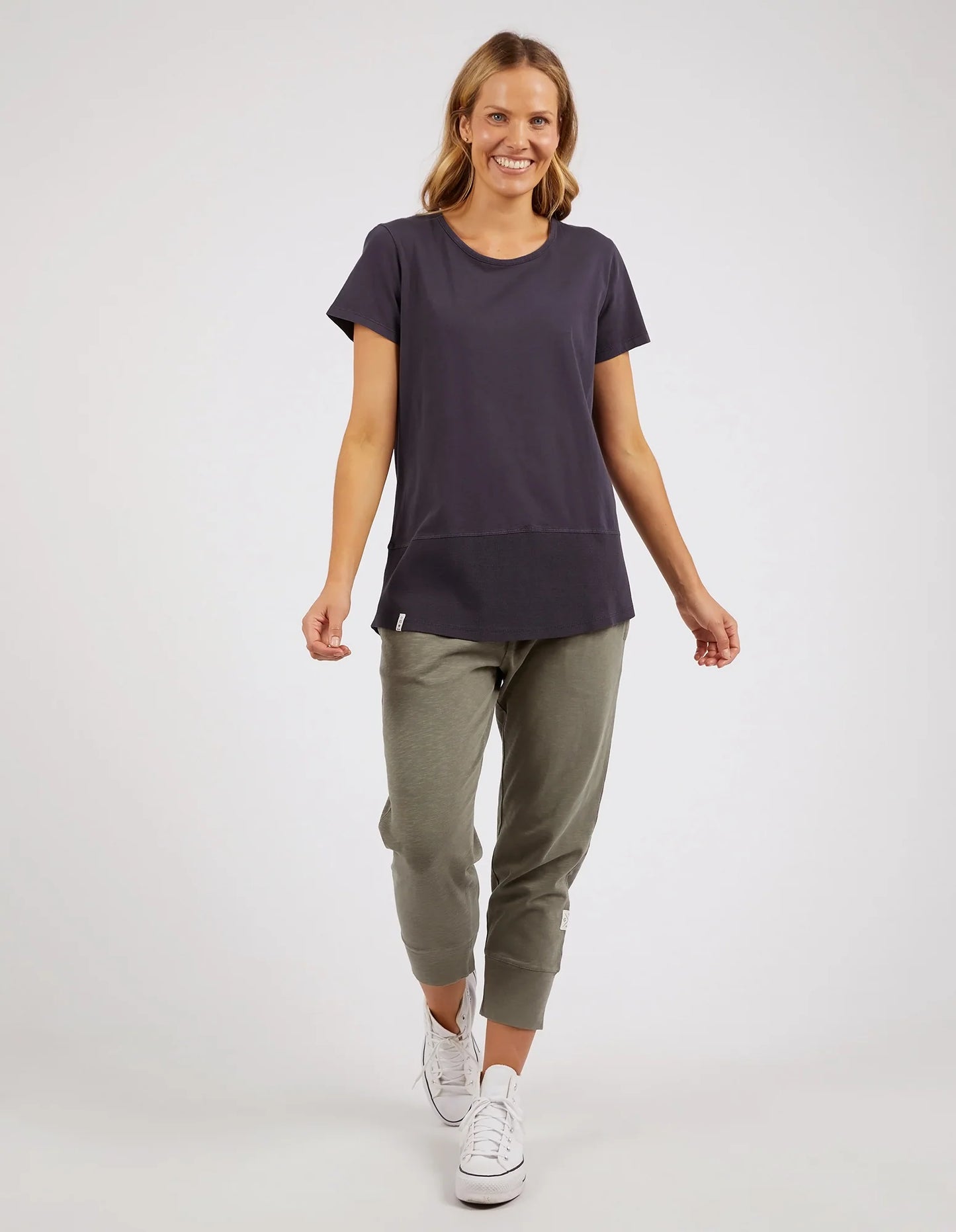 Rib Short Sleeve Tee