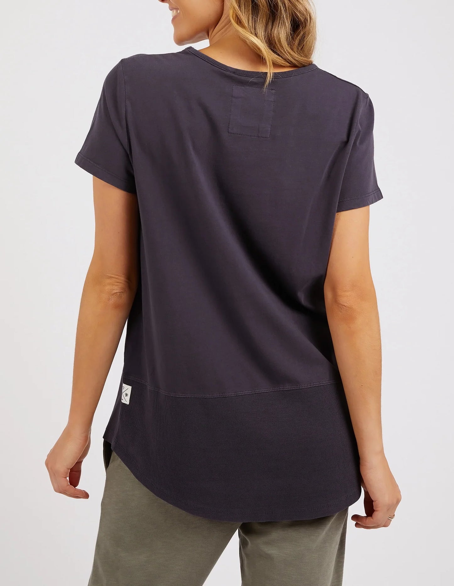 Rib Short Sleeve Tee