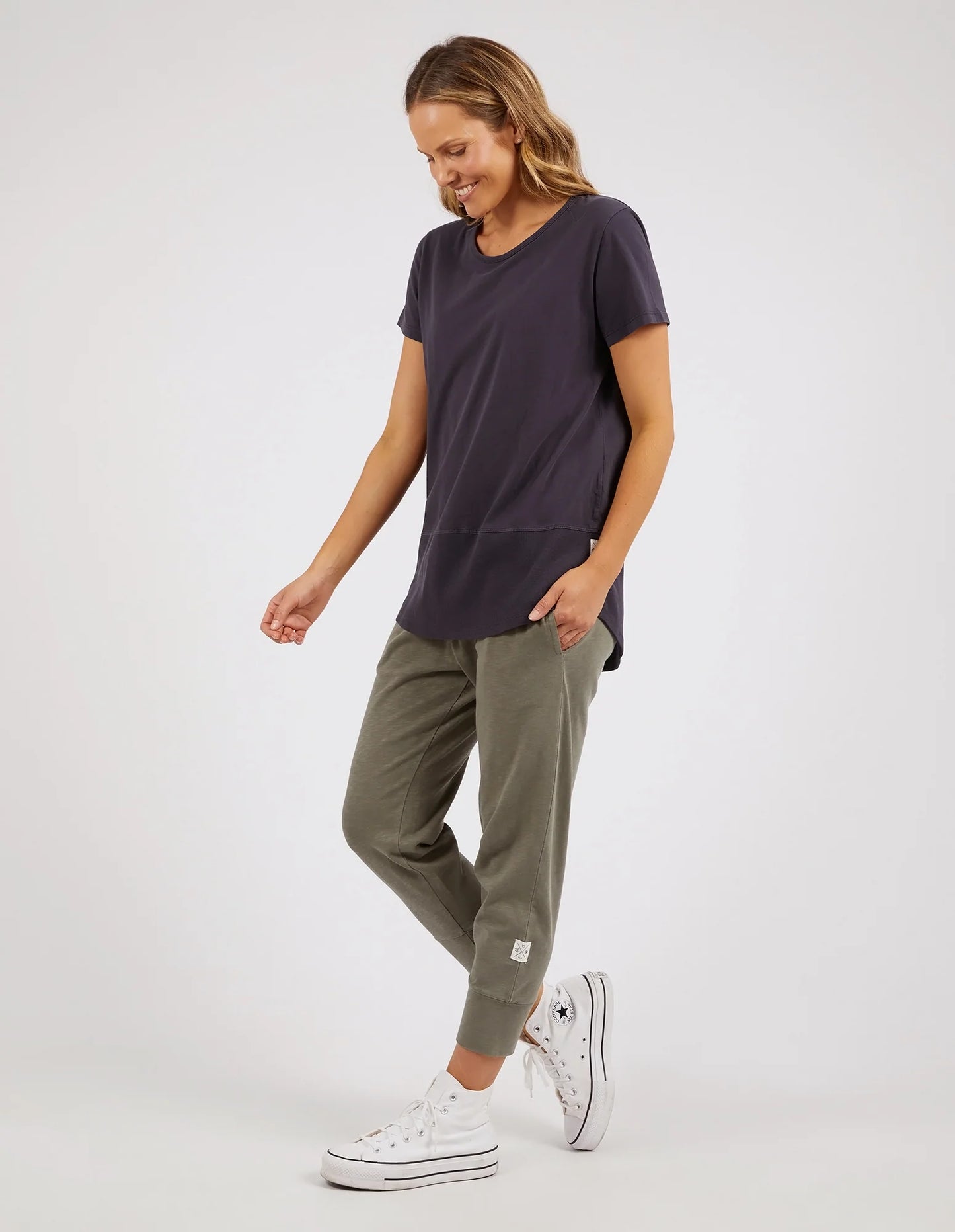 Rib Short Sleeve Tee