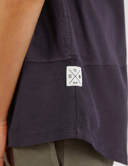 Rib Short Sleeve Tee