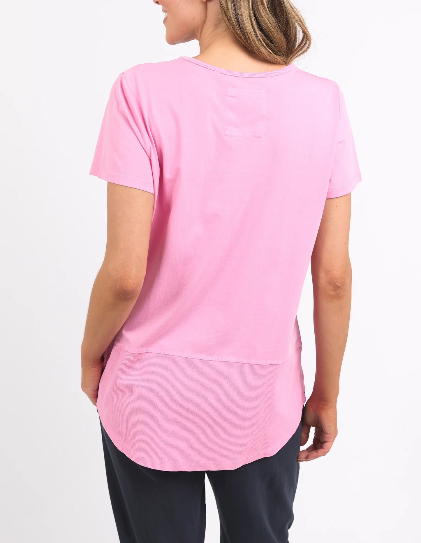 Rib Short Sleeve Tee