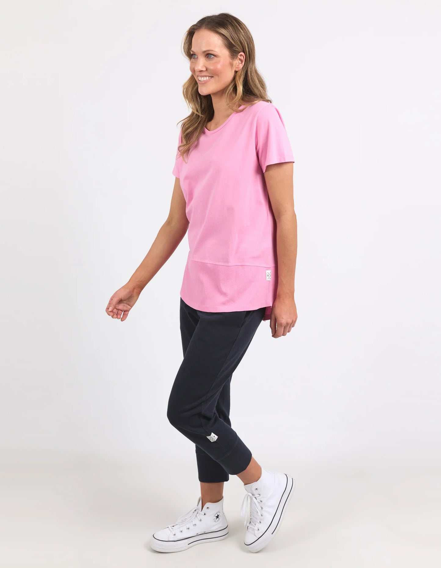 Rib Short Sleeve Tee