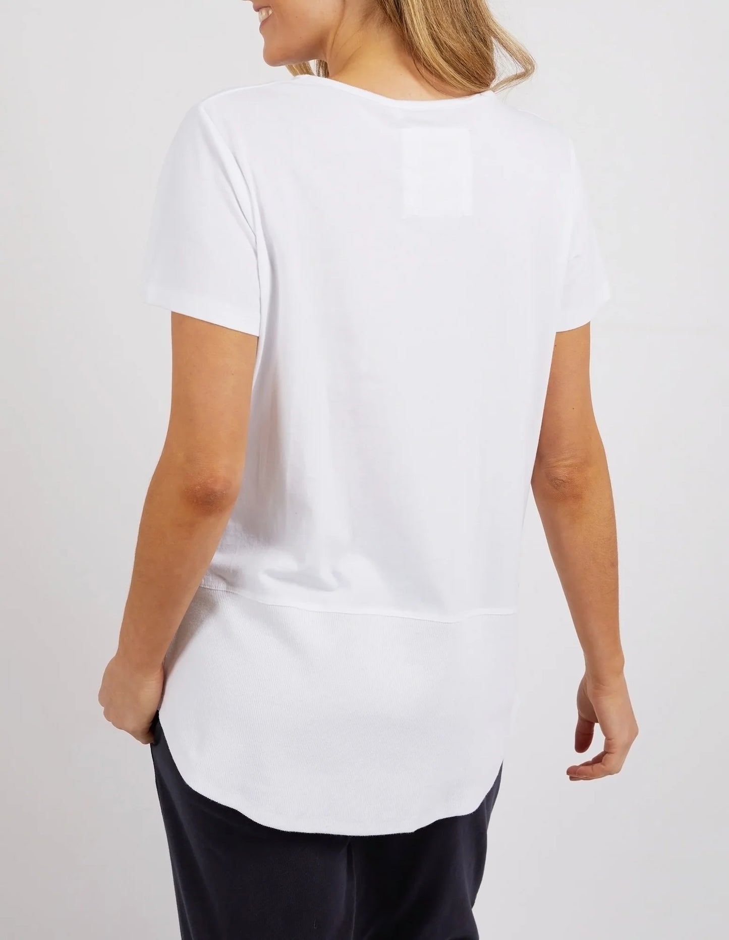 Rib Short Sleeve Tee