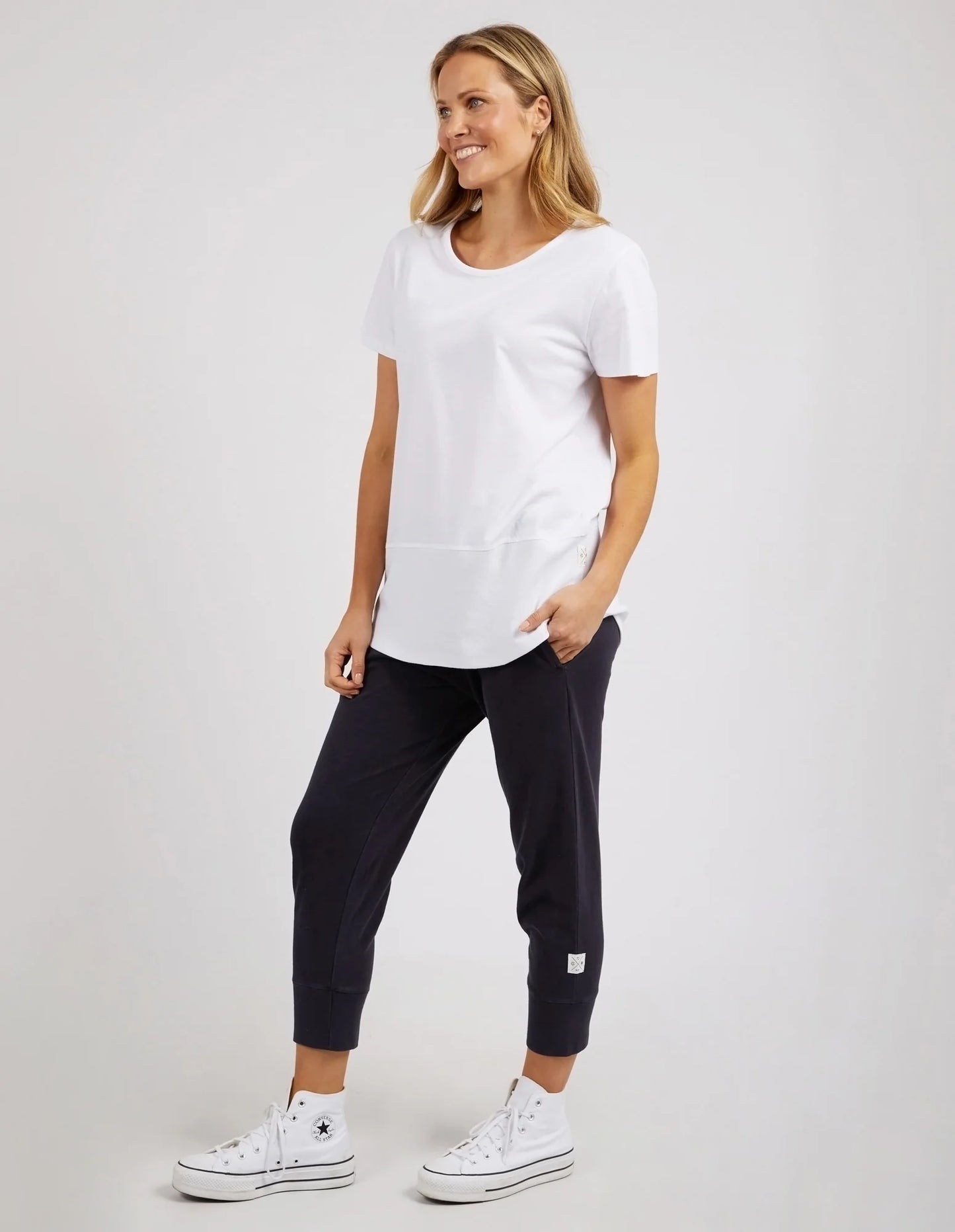 Rib Short Sleeve Tee