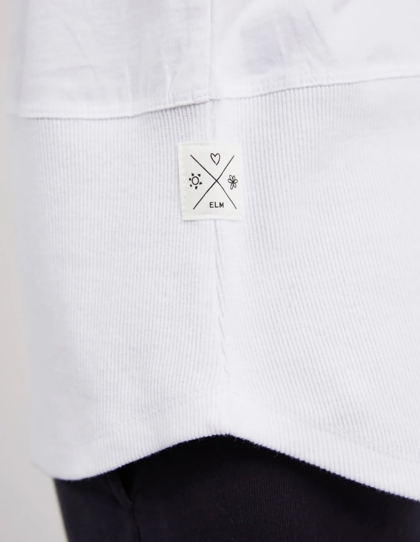 Rib Short Sleeve Tee