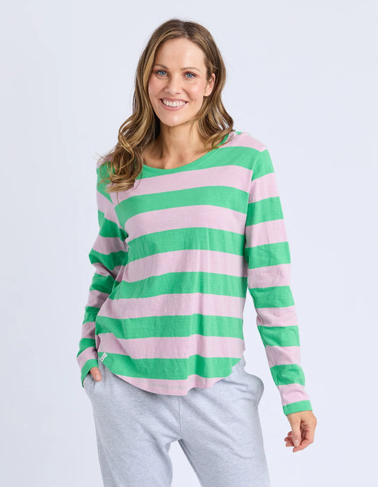 Spritz Stripe Long Sleeve Tee
