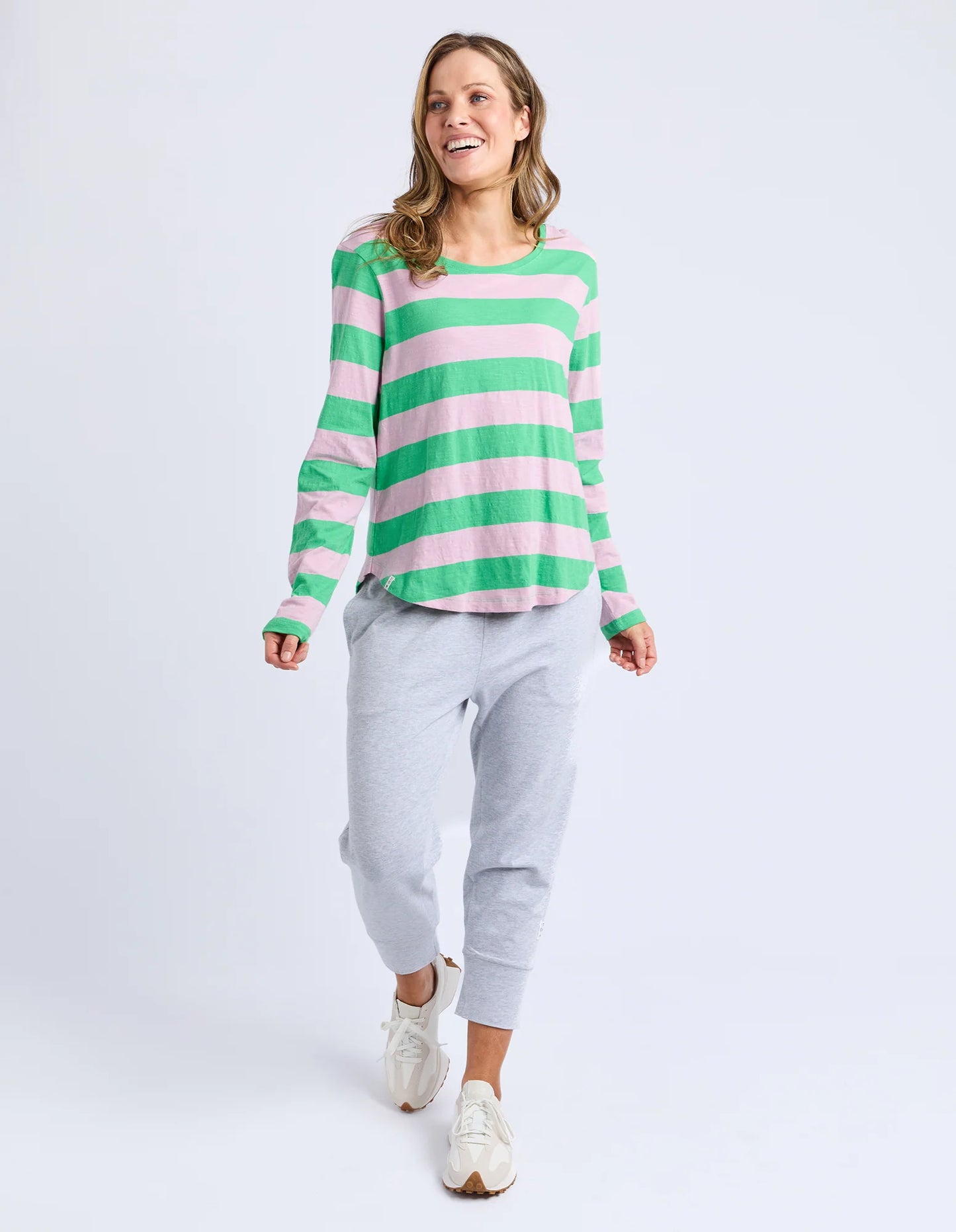 Spritz Stripe Long Sleeve Tee