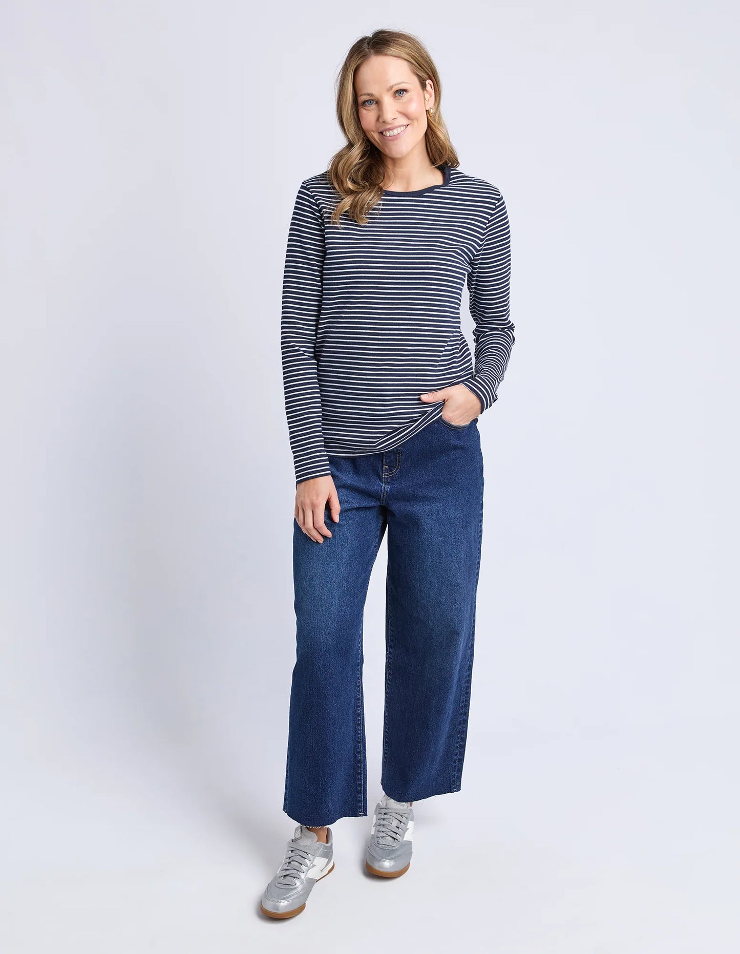 Hayley Rib Long Slv Tee