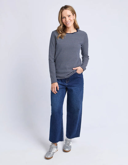 Hayley Rib Long Slv Tee