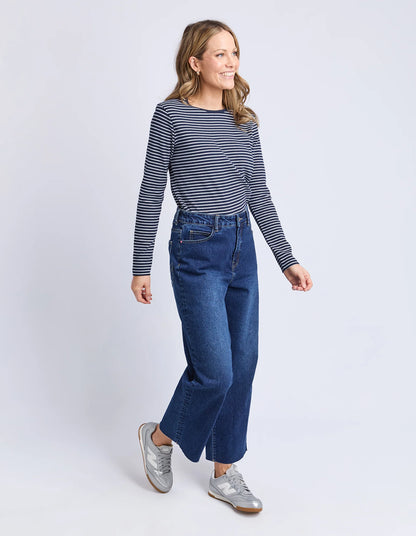 Hayley Rib Long Slv Tee