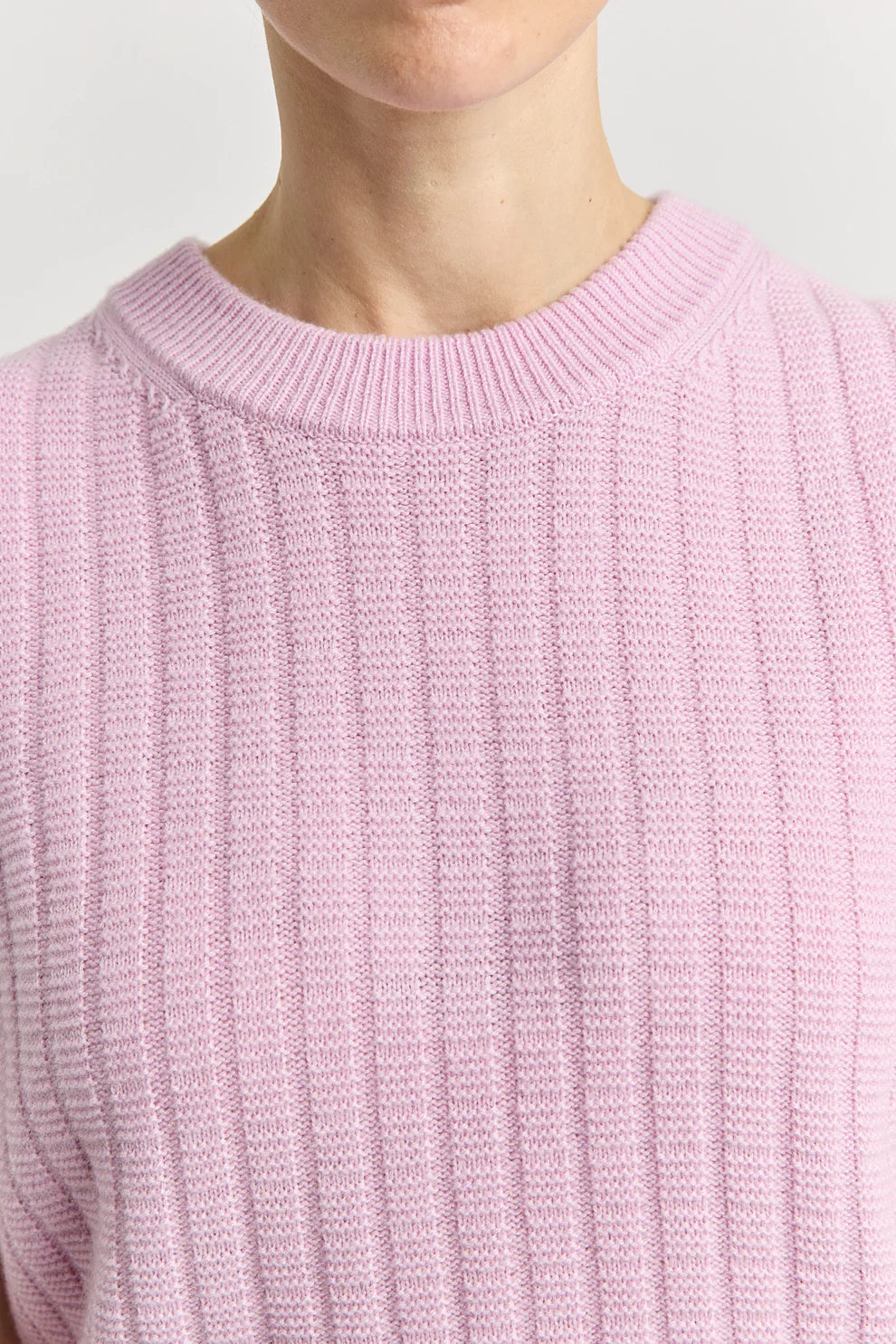 Grid Knit Vest
