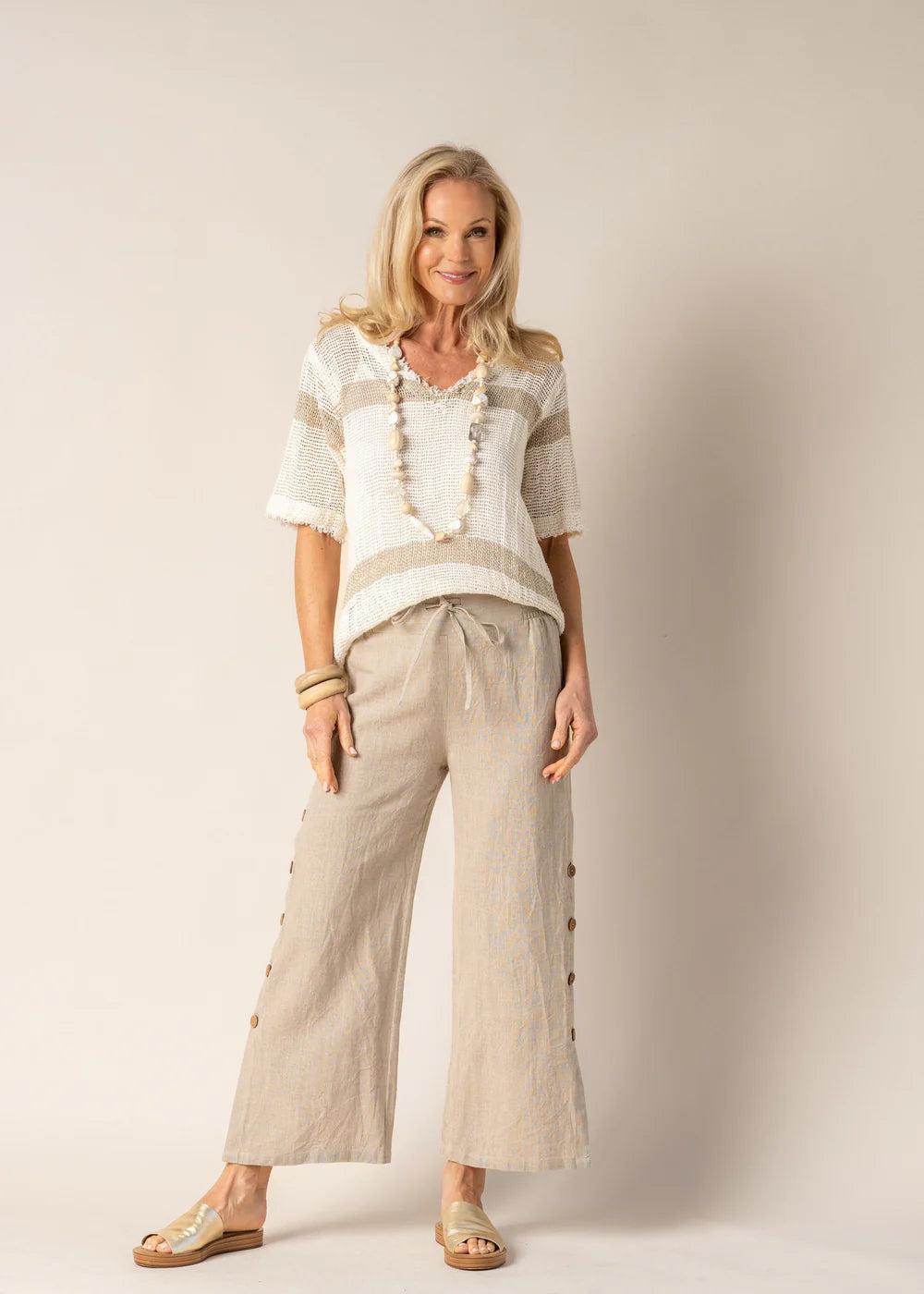 Nerida Linen Top