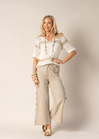 Nerida Linen Top