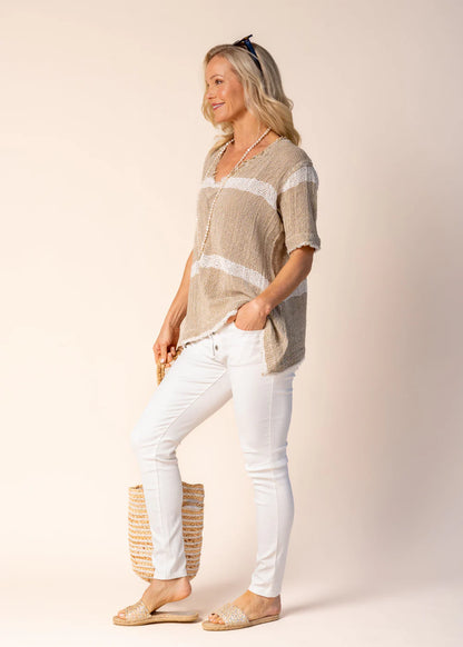 Nerida Linen Top