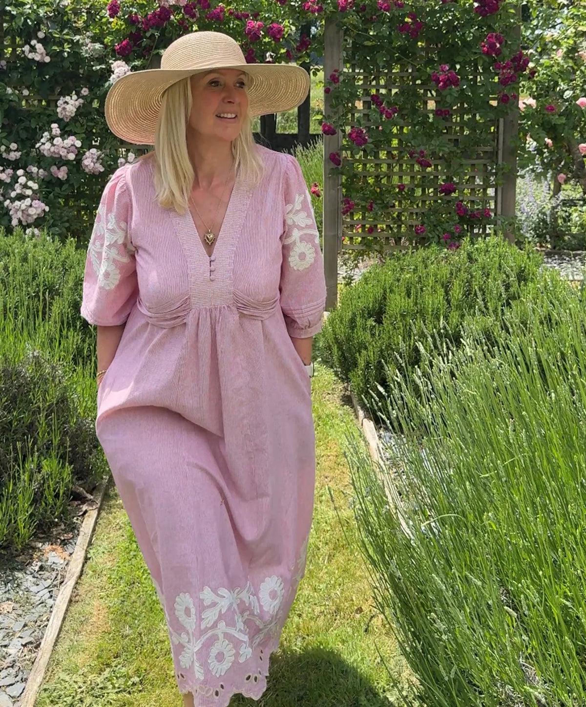 Begonia Cotton Dress