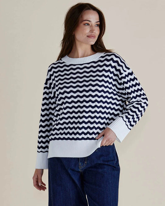 Ember Wave Knit Jumper