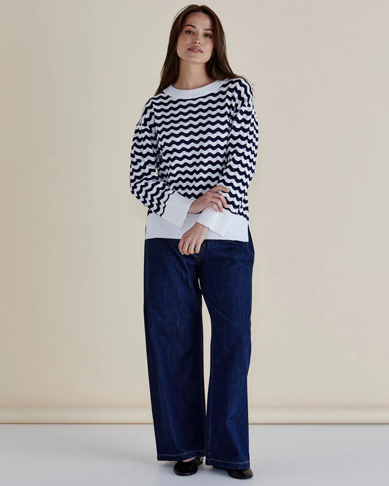 Ember Wave Knit Jumper