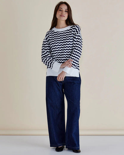 Ember Wave Knit Jumper